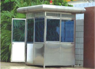 Cabinas portátiles de encargo del guardia de seguridad del acero inoxidable, caja de centinela