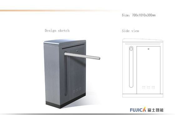 Puerta automática de la barrera del torniquete del brazo del descenso de la seguridad para el control de acceso de la entrada