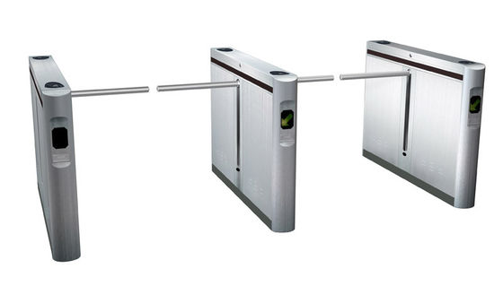 Puerta de la barrera del torniquete de la altura de la cintura baja del brazo con el sistema de papel de codigo de barras del boleto