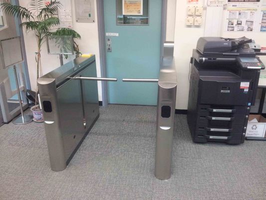 Sistemas de seguridad del torniquete del brazo del descenso del lector de huella dactilar, puertas de seguridad peatonales