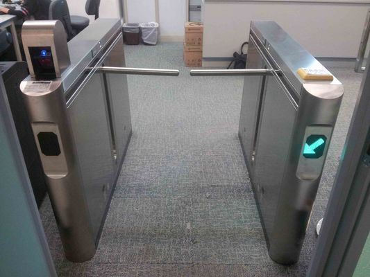 Sistemas de seguridad del torniquete del brazo del descenso del lector de huella dactilar, puertas de seguridad peatonales