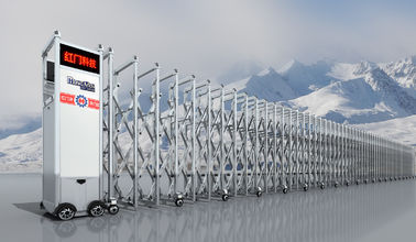 Puerta retractable eléctrica del acero inoxidable