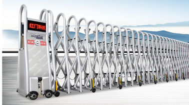 Puerta automática de la puerta principal de los perfiles tubulares sin rieles retractable con el sensor del IR de la seguridad