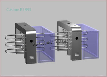 Puertas completas automatizadas de los torniquetes de la altura, sistema del torniquete del lector de tarjetas