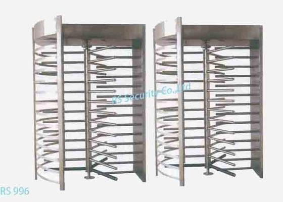 304/316 puerta completa de los torniquetes de la altura del acero inoxidable bidireccional para la escuela