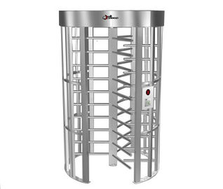 0.2S seguridad eléctrica acero inoxidable torniquete de altura completa con alarma luz RS485