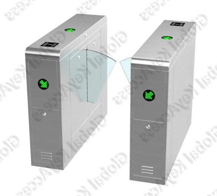 Puerta de velocidad óptica de los torniquetes de la dirección de la aleta de la puerta doble electrónica de la barrera para interior/al aire libre