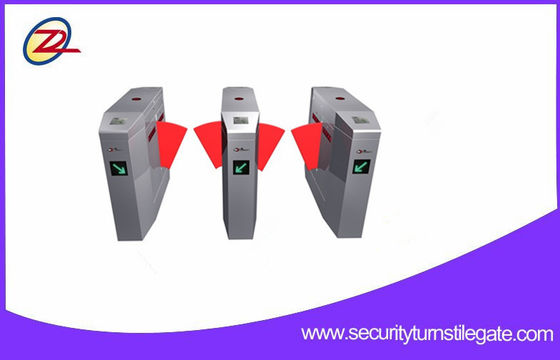 Sistema AC220V±10V de la entrada de Rfid de la puerta de la barrera de la aleta del torniquete del acero inoxidable