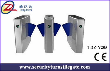 Control de acceso óptico del torniquete de la puerta de la barrera de la aleta de la seguridad con las tarjetas de IC/EM
