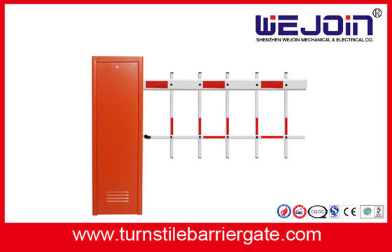 Sistemas de seguridad de la puerta de la entrada de la puerta de la barrera con la vivienda amarilla del color
