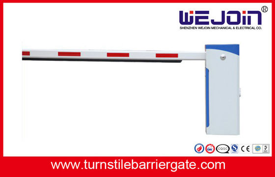 Puerta automática inteligente roja de la barrera del auge del camino con el interruptor de límite
