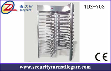 Solo control de acceso completo del torniquete de la altura del RFID, torniquete mecánico de la seguridad, de poco ruido