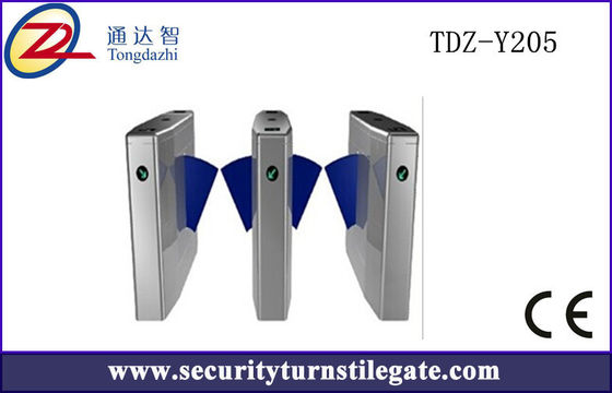 Puerta electrónica de la barrera de la aleta del torniquete de RS485 TCP/IP con el control de acceso