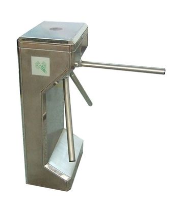 Tiempo de asistencia / peaje 0.2S DNI trípode torniquete puerta de acero inoxidable para Museo