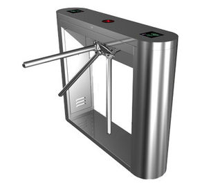 Puerta del torniquete del trípode del acero inoxidable de la tarjeta magnética para el supermercado
