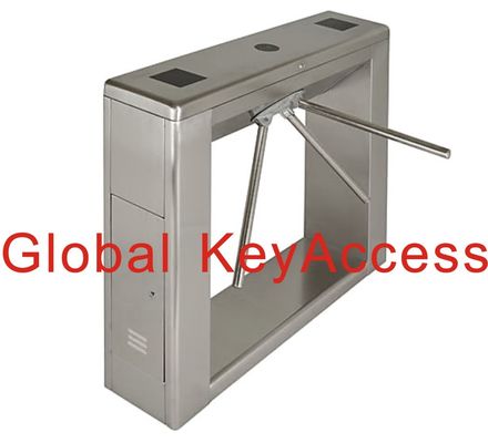 Puerta vertical modificada para requisitos particulares del torniquete del trípode del acero inoxidable para la estación, oficina, sistemas de la entrada de la fábrica
