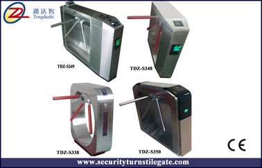 Control de acceso Turnstyle de la puerta del torniquete del trípode del código de barras del indicador del LED