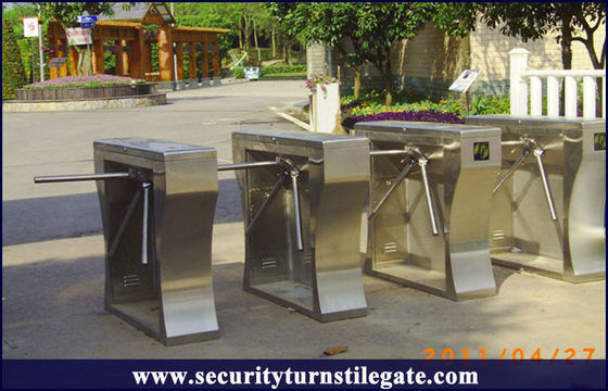 Puerta del torniquete del trípode del acero inoxidable del TCP/IP/del RFID con el sistema de venta de entradas para escénico