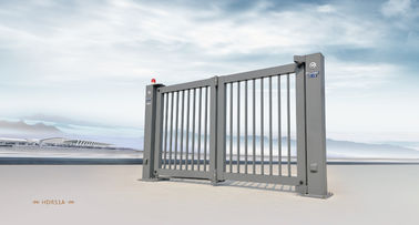 Puertas plegables del BI de aluminio de la entrada del chalet, puertas automáticas sin rieles del doblez del BI