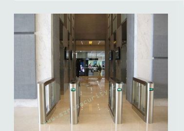Puerta de oscilación del supermercado del lector de tarjetas de IC, sistema completo del torniquete del brazo de cristal de la altura