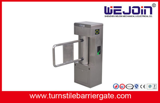 Puerta de barrera de acceso de seguridad con fotocélulas infrarrojas y direcciones de acceso ajustables para edificios comerciales
