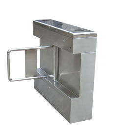 Puerta de la barrera del oscilación del supermercado del OEM, 1,5 torniquete del acero inoxidable del grueso 304