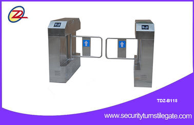 torniquete al aire libre del control de acceso de la puerta/RFID de la barrera del oscilación de la desventaja 220V