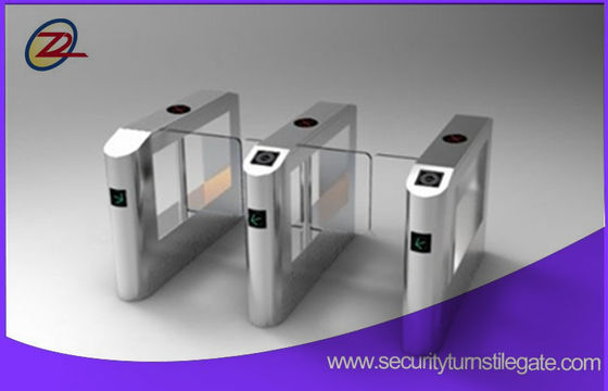 Control de acceso de la barrera del oscilación de la puerta del acero inoxidable para la entrada del banco