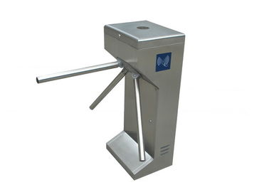 Puerta mecánica del torniquete del trípode del supermercado, puerta doble eléctrica de la barrera del oscilación