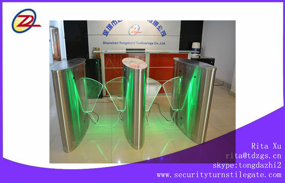 Controler del acceso de la luz de la puerta LED de la barrera de la aleta del acero inoxidable, tarjeta del RFID