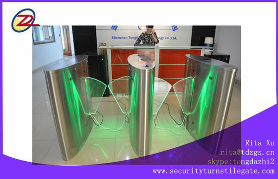 Controler del acceso de la luz de la puerta LED de la barrera de la aleta del acero inoxidable, tarjeta del RFID