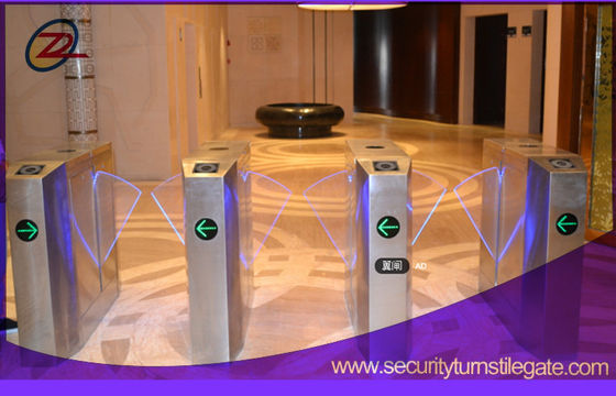Sistema automático completo TDZ-Y210 del control de acceso de la seguridad de la puerta de la barrera de la aleta