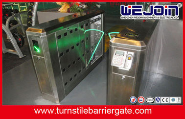 Torniquetes del acceso controlado de la puerta de la barrera de la aleta del metro de DC 24V