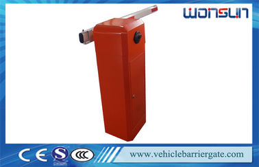 Puerta automática inteligente roja de la barrera del auge del camino con el interruptor de límite
