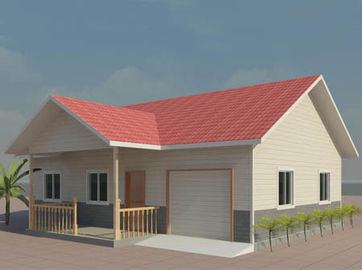 Estructura portátil 4/3 casas modulares del dormitorio, chalet de acero ligero móvil del marco de acero