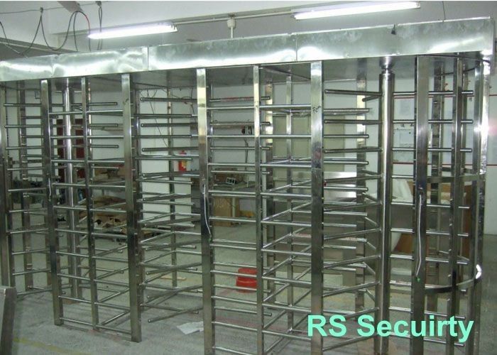 Barrera eléctrica de la tarjeta o de los torniquetes llenos biométricos de la altura del RFID con el tiempo de respuesta 0.6S